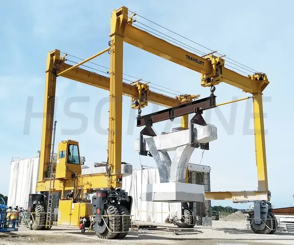 100T double-girder concrete straddle carrier