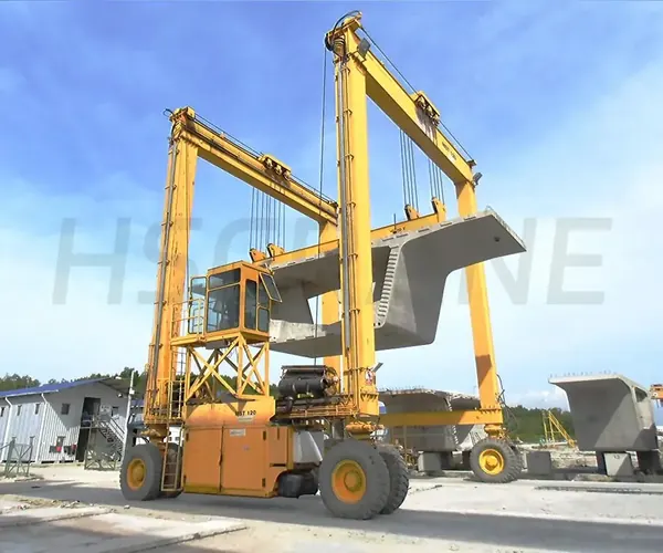 120T double-girder concrete straddle carrier