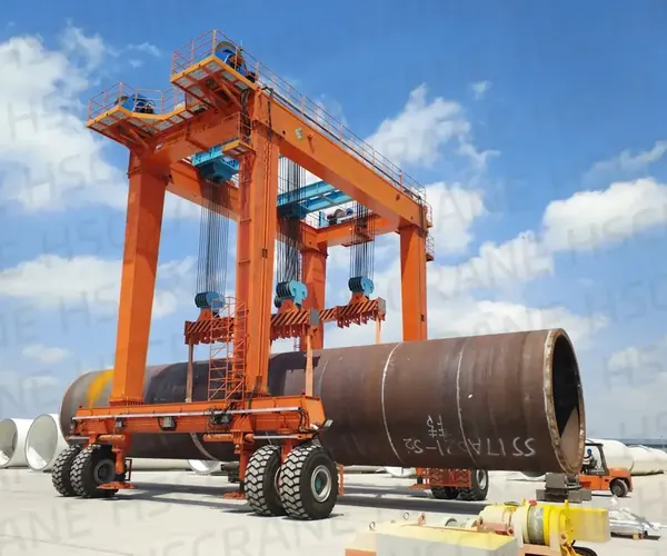 120t rubber-tyred gantry crane