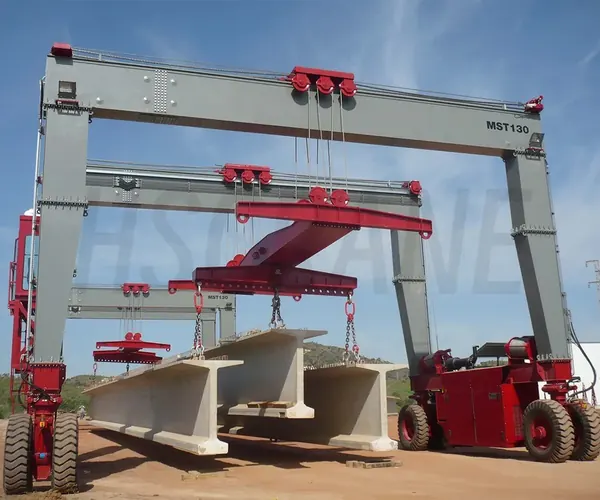130T Double Girder Rubber Tyred Gantry Crane