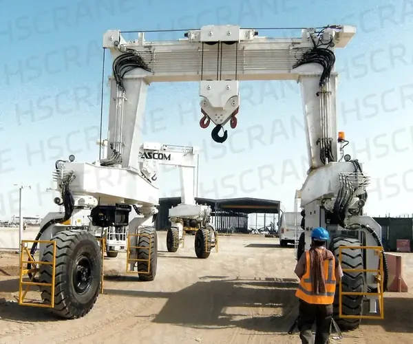 45t multifunctional tire crane