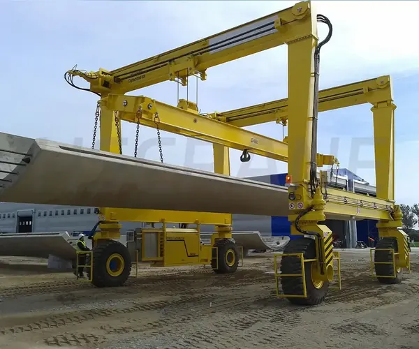 60-ton double-beam long-arm straddle carrier