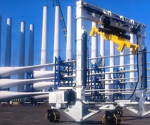 60T single-beam wind turbine blade straddle carrier