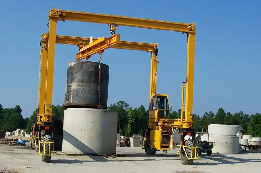 Precast pipe handling