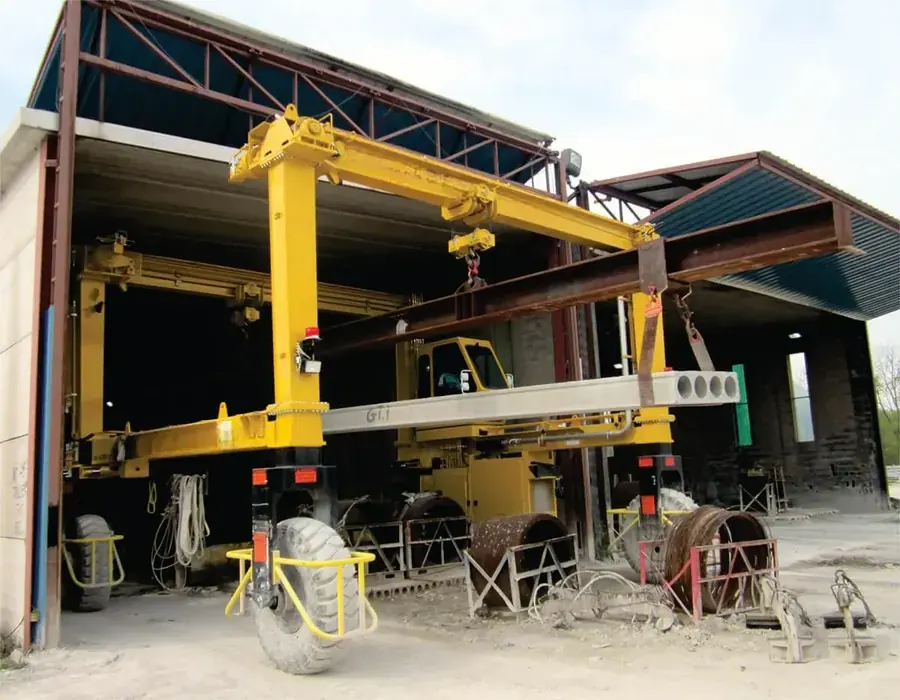 Hollow-core slab handling