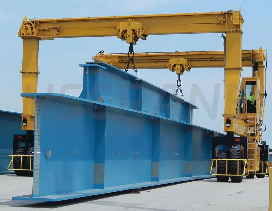 Steel beam handling