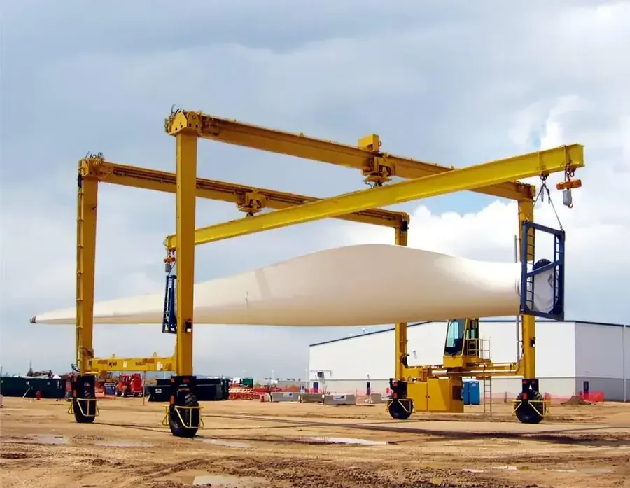 Wind blade handling